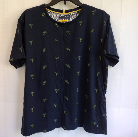 Denim & Flower Other - Denim & Flower Men's Navy Slim Fit Shirt Size L